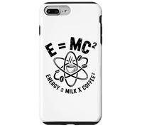 E MC2 Energy Milk X Coffee Physics Humor Science Joke Case for iPhone 7 Plus/8 Plus