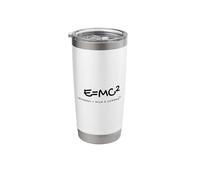 E=MC2 Funny Coffee Science Energy Milk Coffee Stainless Steel Insulated Tumbler