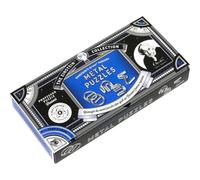 Professor Puzzle 3D Interlocking Brain Teaser Puzzle - The Einstein Collection, E=Mc² Metal Puzzles