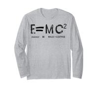 E MC2 Physics Formula Science Nerd Teacher Student Graphic Long Sleeve T-Shirt
