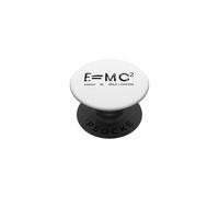 E MC2 Physics Formula Science Nerd Teacher Student Graphic PopSockets Adhesive PopGrip