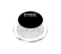 E MC2 Physics Formula Science Nerd Teacher Student Graphic PopSockets PopGrip for MagSafe
