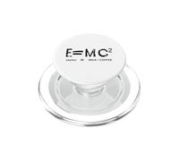 E MC2 Physics Formula Science Nerd Teacher Student Graphic PopSockets PopGrip for MagSafe