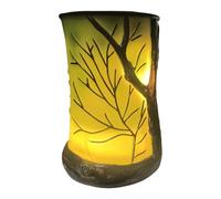 E-nchanted F-orest Nature-Inspired Ambient Lamp, Compact & Lightweight, 9 X 16 Cm, F-orest Deer Accent Lamp, Cordless Glass Light, Versatile Decor, for Y Bedroom Living Room Office Dorm