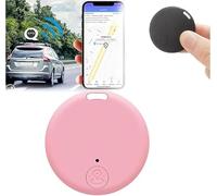 E-ndyniner Extra Mini Magnetic GPS Tracker for Vehicles,Micro GPS Tracking Device,Mini Worldwide GPS Tracker,for Kids, car, Luggage, Elderly, Pets (Pink)
