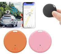 E-ndyniner Extra Mini Magnetic GPS Tracker for Vehicles,Micro GPS Tracking Device,Mini Worldwide GPS Tracker,for Kids, car, Luggage, Elderly, Pets (Pink+Orange)
