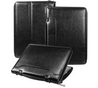 E NET-CASE Case for Samsung Galaxy Tab S10 Lite / S10 FE / S9 FE 10.9-Inch / S9 11-Inch Zipper Bag,Clear Back Case/Hand Strap/Shoulder Strap/S-Pen Holder/Stand Cover, Black