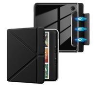 E NET-CASE Detachable Magnetic Case for 7" Kobo Libra Colour & Tolino Vision Color (2024) eReader, Ultra Clear Back Scratch-Proof Light丨Easy to Detach & Attach丨Auto Sleep/Wake, Black
