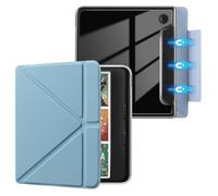 E NET-CASE Detachable Magnetic Case for 7" Kobo Libra Colour & Tolino Vision Color (2024) eReader, Ultra Clear Back Scratch-Proof Light丨Easy to Detach & Attach丨Auto Sleep/Wake,Sky Blue