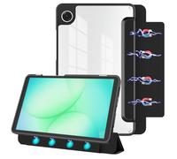 E NET-CASE Detachable Magnetic Case for Samsung Galaxy Tab A11 / Tab A9 8.7-Inch 2025/2023, Ultra Clear Back Scratch-Proof丨Easy to Detach & Attach丨Auto Sleep/Wake (Black)