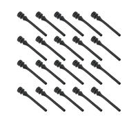 E-outstanding 20pcs Black PC Case 008Fan Mounting Pin Anti Noise Computer Components Vibration Silicone Rubber Screws, 45mm