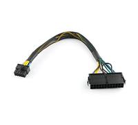 E-outstanding 24 Pin to 10 Pin ATX Cable, 18AWG, 30cm, Braided Sleeve, PC Power Supply Upgrade, 1 x Motherboard Adapter Cable