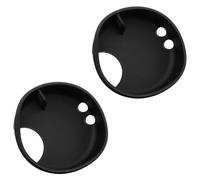 E-outstanding 2PCS Outer Diameter 53mm Black Rubber Water Bottle Splash Proof Lid Outdoors Sports Wide Mouthed Bottle Accessories