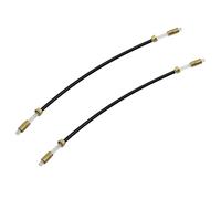 E-outstanding Violin Tailgut 2PCS Violin Nylon String Pulling Board Tail Cable 3/4, 4/4 Violin Tailpiece Gut Cord with Brass Screw