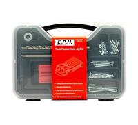 E.P.H. Pocket Hole Jig Starter Kit in a Carry Case with Mixed Pocket Hole Screws - ETPHJCC