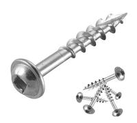 E.P.H. Pocket Hole Screws, No.8 x 32mm, Pack of 250, Coarse Self-Cutting Thread, Square Drive, For Softwoods & Man-Made Boards, EPHS832250C