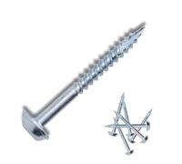 E.P.H. Pocket Hole Screws, No.8 x 32mm, Pack of 500, Fine Self-Cutting Thread, Square Drive, For Hardwoods, EPH732500F