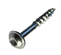 E.P.H. Pocket Hole Screws - No.8 x 38mm, Pack of 100 - Coarse Self-Cutting Thread, Square Drive - For Softwoods & Man-Made Boards - EPHS838100C