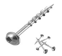 E.P.H. Pocket Hole Screws, No.8 x 38mm, Pack of 250, Coarse Self-Cutting Thread, Square Drive, For Softwoods & Man-Made Boards, EPHS838250C