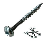 E.P.H. Pocket Hole Screws, No.8 x 50mm, Pack of 250, Coarse Self-Cutting Thread, Square Drive, For Softwoods & Man-Made Boards, EPH850250C