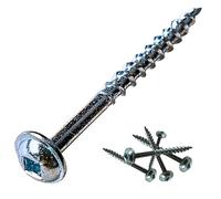 E.P.H. Pocket Hole Screws - No.8 x 63mm, Pack of 500 - Coarse Self-Cutting Thread, Square Drive - For Softwoods & Man-Made Boards - EPHS863500C