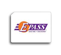 E-PASS Electronic Toll Sticker; Prepaid toll Program, Works on All Roads in FL, GA, NC