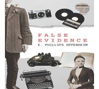 E. Phillips Oppenheim False Evidence Paperback Book in Orange E. Phillips Oppenheim Orange