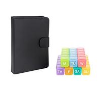 e-Pill 5 Times a Day x 7 Day Large Weekly Pill Organizer - with Discreet Case