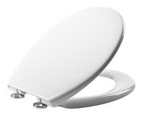 e-Plumb 23607 Linn Soft Close Toilet Seat, White