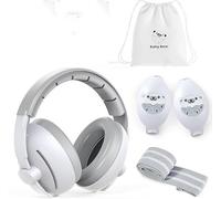E-PROUSE Baby Ear Muffs Noise Protection, 2-in-1 Baby Ear Protection, Baby Ear Defender, Infant Noise Canceling Headphones for Babies and Toddlers Ages 0-48 Months CE & ANSI Certified