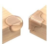 E-PROUSE Corner Protectors, 12PCS Corner Protectors for Kids, Baby Proofing Corner Guards with 2 Size (Ball and T Shape) and Strong Adhesion