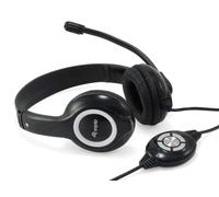 E-Quip 245301 USB Headset with Microphone, Black