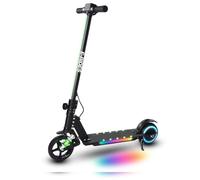 E-RIDES Electric Scooter,6.5'' Foldable Electric Scooters,Colorful Lights Kids Electric Scooters Max 8Mph,3-5 Miles of Range,Electric Scooter Kids LED Display