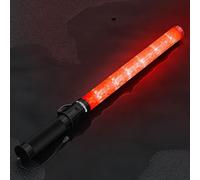 E-riding 21 inch Traffic Wand Safety Light Wands | High Visibility, Durable, Portable | Flagging Baton with 2 Flashing Modes for Parking, Aircraft, Night Traffic Directing