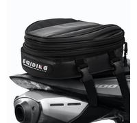 E-riding Motorcycle Tail Bag, 12L-15L Expandable Waterproof Motorbike Rear Seat Luggage Bag for Most Motorcycle Dirt Pit Street Sports Bike