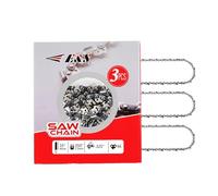 E & S 3 Pack 16 Inch Chainsaw Chain .325" Pitch .050" Gauge 66 Drive Links Semi-Chisel Chain Saw Chains for Husqvarna, Poulan, Craftsman, Greenworks and More Chainsaw Brands