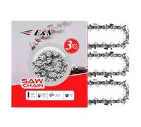 E & S 3 Pack 18 Inch Chainsaw Chain .325" Pitch .050" Gauge 72 Drive Links Semi-Chisel Chain Saw Chains for Husqvarna, Poulan, Craftsman, Greenworks and More Chainsaw Brands