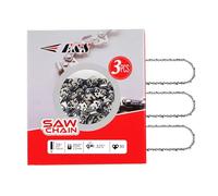 E & S 3 Pack 20 Inch Chainsaw Chain .325" Pitch .050" Gauge 78 Drive Links Semi-Chisel Chain Saw Chains for Husqvarna, Poulan, Craftsman, Greenworks and More Chainsaw Brands
