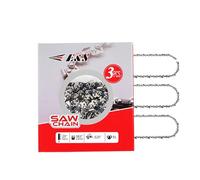 E & S 3 Pack Chain Saw Chain 20 Inch .063" Gauge 0.325" Pitch 81 Drive Links, Semi Chisel 20 Inch Chainsaw Chain, Fits for Stihl MS271 Chain, Stihl MS290 Replacement Chain