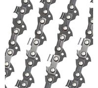 E & S 4 Pack 16 Inch Chainsaw Chain 3/8" LP Pitch .043" Gauge 55 Drive Links Semi-Chisel Chain Saw Chains for Oregon, Stihl, Husqvarna, Poulan, Craftsman, Greenworks and More Chainsaw Brands