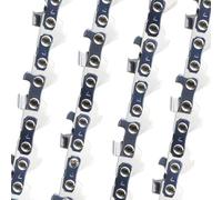 E & S 4 Pack 8 Inch Chainsaw Chain 1/4" Pitch .043" Gauge 47 Drive Links Semi-Chisel Chain Saw Chains for Oregon, Stihl, Husqvarna, Poulan, Craftsman, Greenworks and More Chainsaw Brands