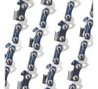 E & S 4 Pack 8 Inch Chainsaw Chain 3/8" LP Pitch .043" Gauge 33 Drive Links Semi-Chisel Chain Saw Chains for Oregon, Stihl, Husqvarna, Poulan, Craftsman, Greenworks and More Chainsaw Brands