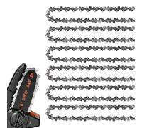 E & S 6 Pack 6 Inch Chainsaw Chain 3/8" LP Pitch .043" Gauge 28 Drive Links Semi-Chisel Chain Saw Chains for Oregon, Stihl, Husqvarna, Poulan, Craftsman, Greenworks and More Chainsaw Brands
