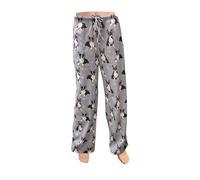 E & S Imports Women's Boston Terrier Dog Lounge Pants - Dog Pajama Pants Bottoms - Pink - X-Large