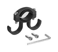 E-Scooter Hooks Portable Double Metal Helmet Rack Compatible With Xiaomi M365 Pro Mi3 Mi4 Compatible With Ninebot Max G30 Simple Hanger Hooks(Black)