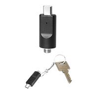 E Shisha EGO Type C Wireless Charger, Wolfteeth 510 eGo Thread Electronic Cigarette Battery Compatible, Mini Portable Keychain Charger, No Nicotine No Liquid 131001