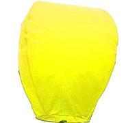 e-shop2door 10 PCs Chinese Sky Flying Lanterns floating Khoom Fay Kong Ming(ECO Wirefree) (yellow)