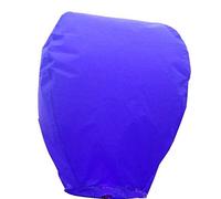 e-shop2door Pack of 5 Chinese Sky Flying Lanterns floating Khoom Fay Kong Ming(ECO Wirefree) (pueple)