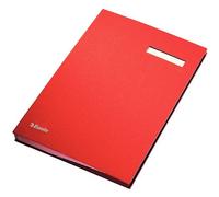 E:Signature Book 20Tabs red