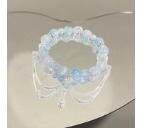 (E) Simple Alloy Till The End Of The Moon Chinese Jewelry Tassel Chain Women Bracelet Beads Pendant